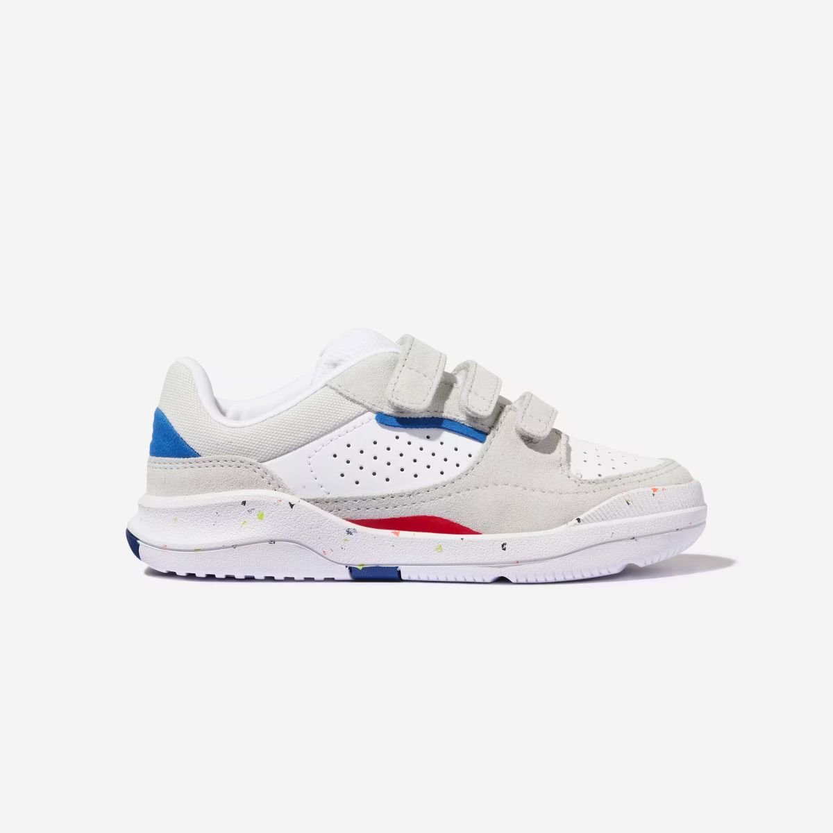 Basket Decathlon PlayVenture City En Cuir MultiSport à Scartch – Blanche 1