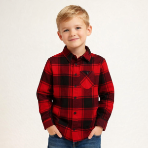 Wonder Nation –  Chemise à Carreaux – Rouge