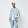 Veste Bombers Frilivin Paris – Col Officier – BM1751-2 – Bleu