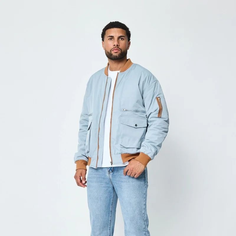 Veste Bombers Frilivin BM1751-31 – Bleue 00