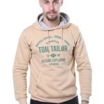 Sweat à Capuche Tom Tailor - "Nautical Stories" - Crème