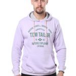Sweat à Capuche Tom Tailor - "Nautical Stories" - Mauve Clair