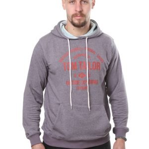 Sweat à Capuche Tom Tailor - "Nautical Stories" - Dark Grey