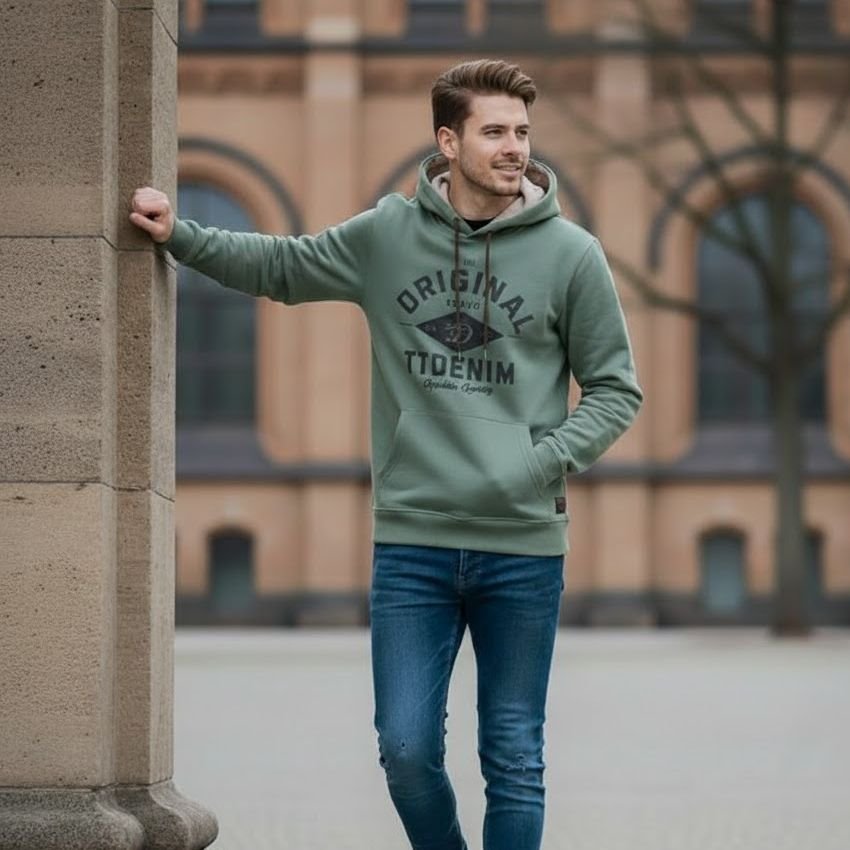 sweat tom tailor – TTDenim – Vert 1