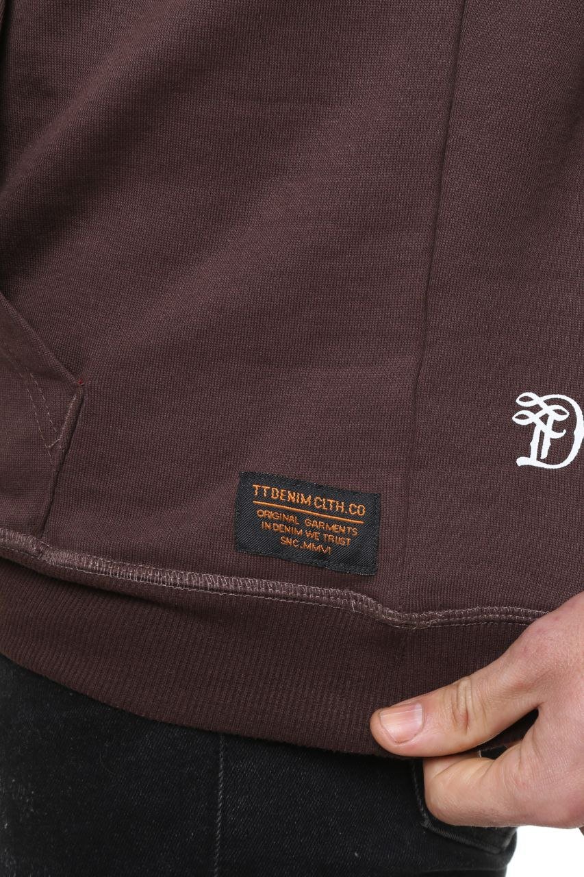 sweat tom tailor – To be worn with pride – Marron 3