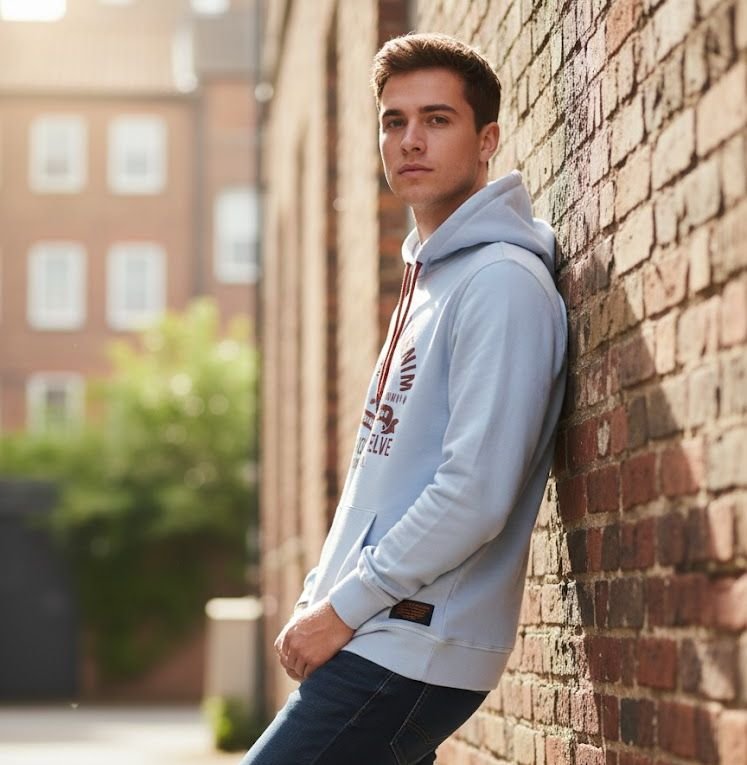 sweat tom tailor – division Twelve – Bleu Ciel 1