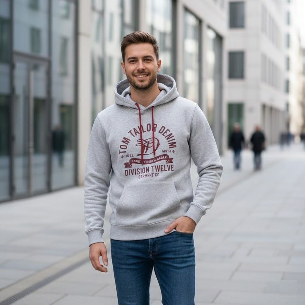 sweat tom tailor – division Twelve – Gris 1