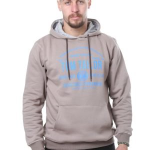 Sweat à Capuche Tom Tailor - "Handcrafted With Care And Respect" - Marron