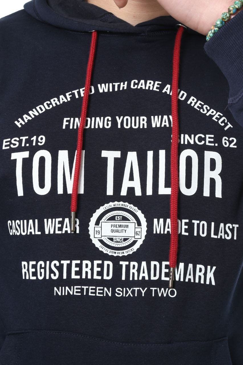 sweat tom tailor – handcrafted with care and respect – Navy 2