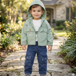 Ensemble 3 Pièces - Pour enfants - Panda - Vert clair