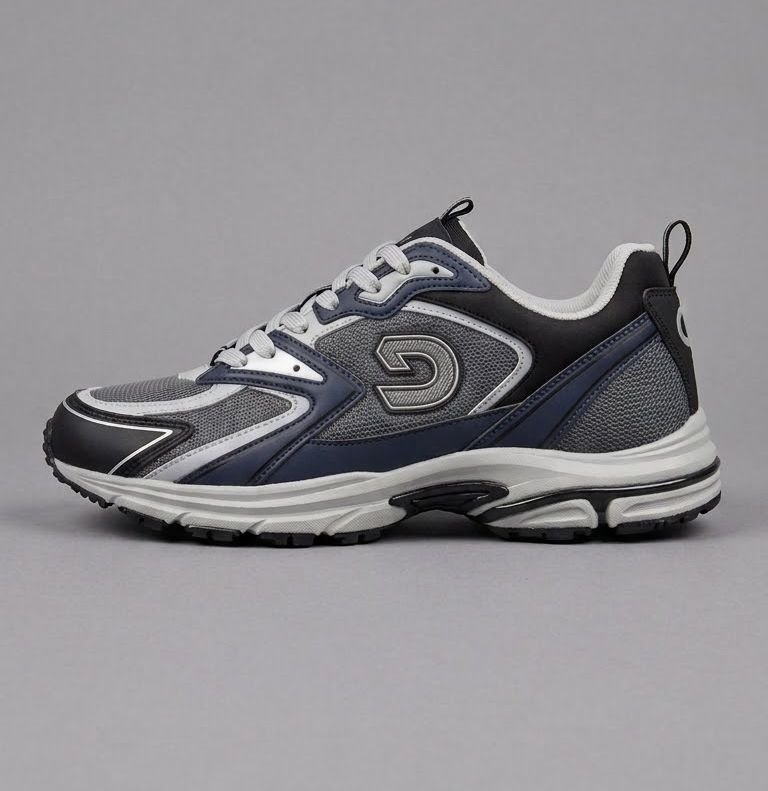 Basket Cruyff Scorpius Trainer – Grey_Navy 2