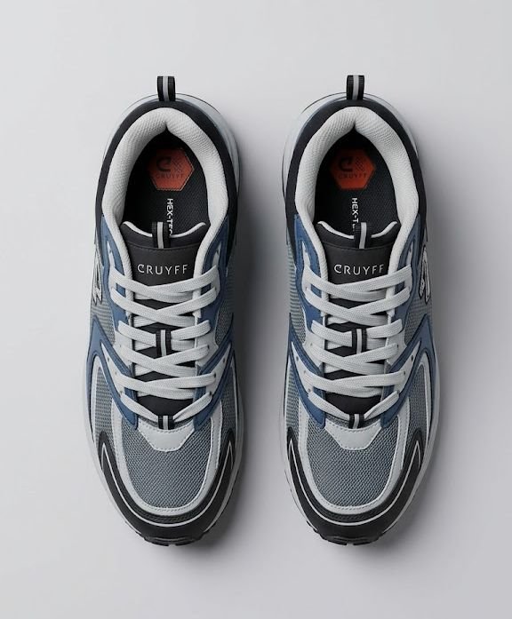 Basket Cruyff Scorpius Trainer – Grey_Navy 3