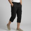 Pantacourt Cargo Jeans – Ultra Confortable & Souple – Noir