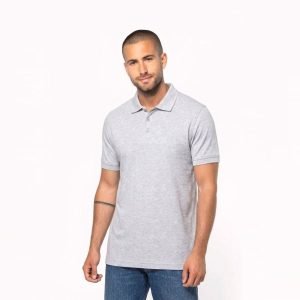 Polo Kariban Basic+ K254 - Manches Courtes - Ash Heather