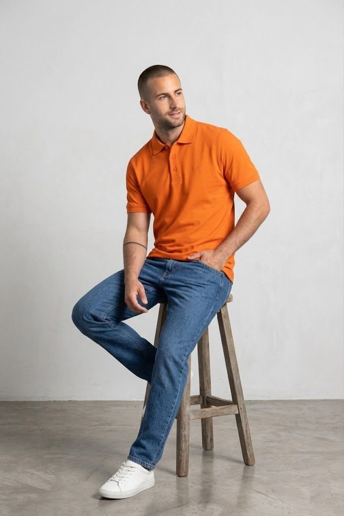 Polo Kariban Basic+ K254 - Manches Courtes - Orange – Image 3