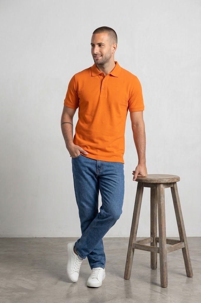 Polo Kariban Basic+ K254 - Manches Courtes - Orange – Image 4