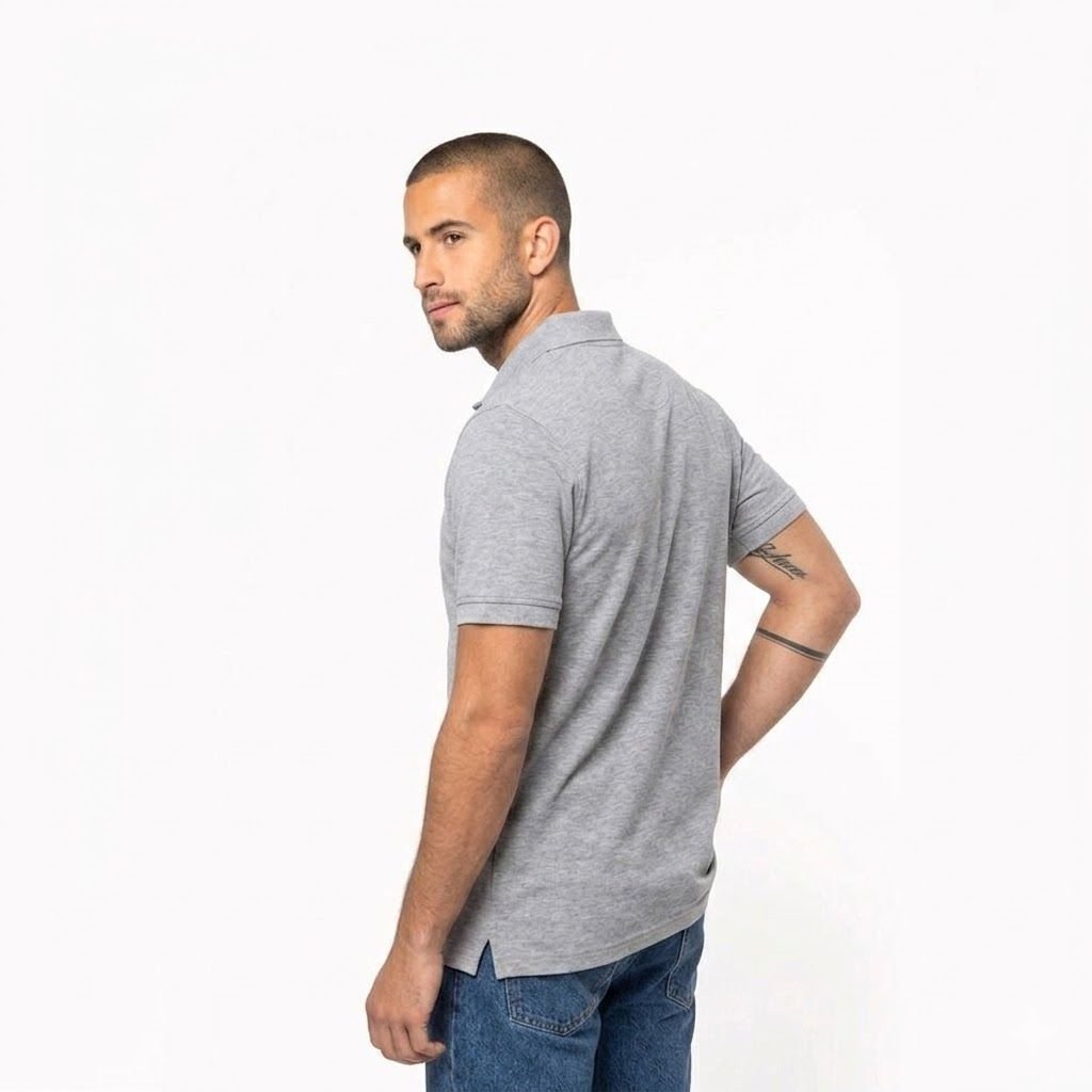 Polo Kariban Basic+ K254 - Manches Courtes - Oxford Grey – Image 2
