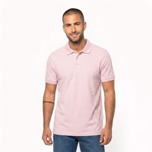 Polo Kariban Basic+ K254 - Manches Courtes - Pale Pink