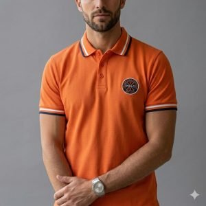 Polo Milano Bulls Demi Manche – Orange