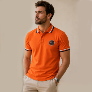 Polo Milano Bulls Demi Manche – Orange