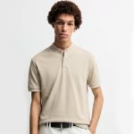 Polo Lefties Dégriffé  – Pour Homme – Demi Manche – Beige