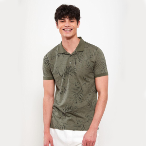 Polo - LC Waikiki - pour hommes - batik vert