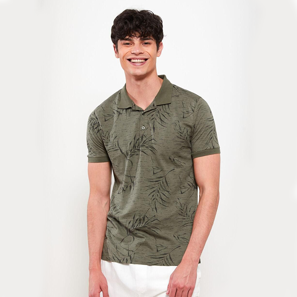 Polo - LC Waikiki - pour hommes - batik vert