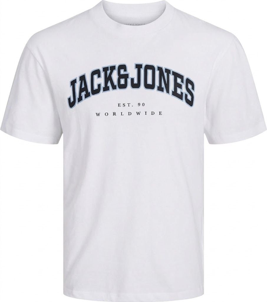 T-Shirt Jack Jones JJECALEB VARSITY TEE SS O-NECK NOOS – 12257579 White 0 T-Shirt Jack Jones JJECALEB VARSITY TEE SS O-NECK NOOS – 12257579 White 0