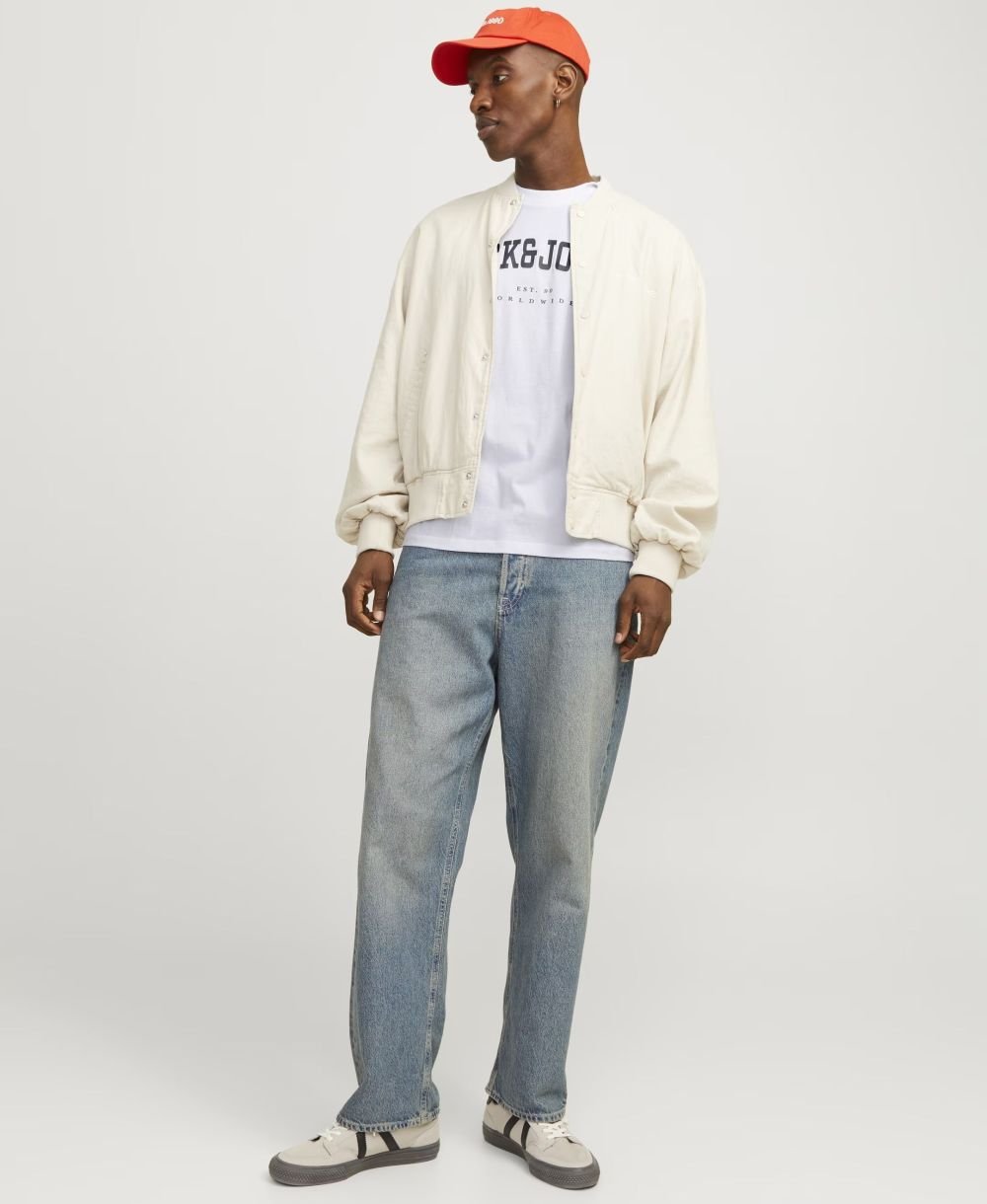 T-Shirt Jack Jones JJECALEB VARSITY TEE SS O-NECK NOOS – 12257579 White 4 T-Shirt Jack Jones JJECALEB VARSITY TEE SS O-NECK NOOS – 12257579 White 4
