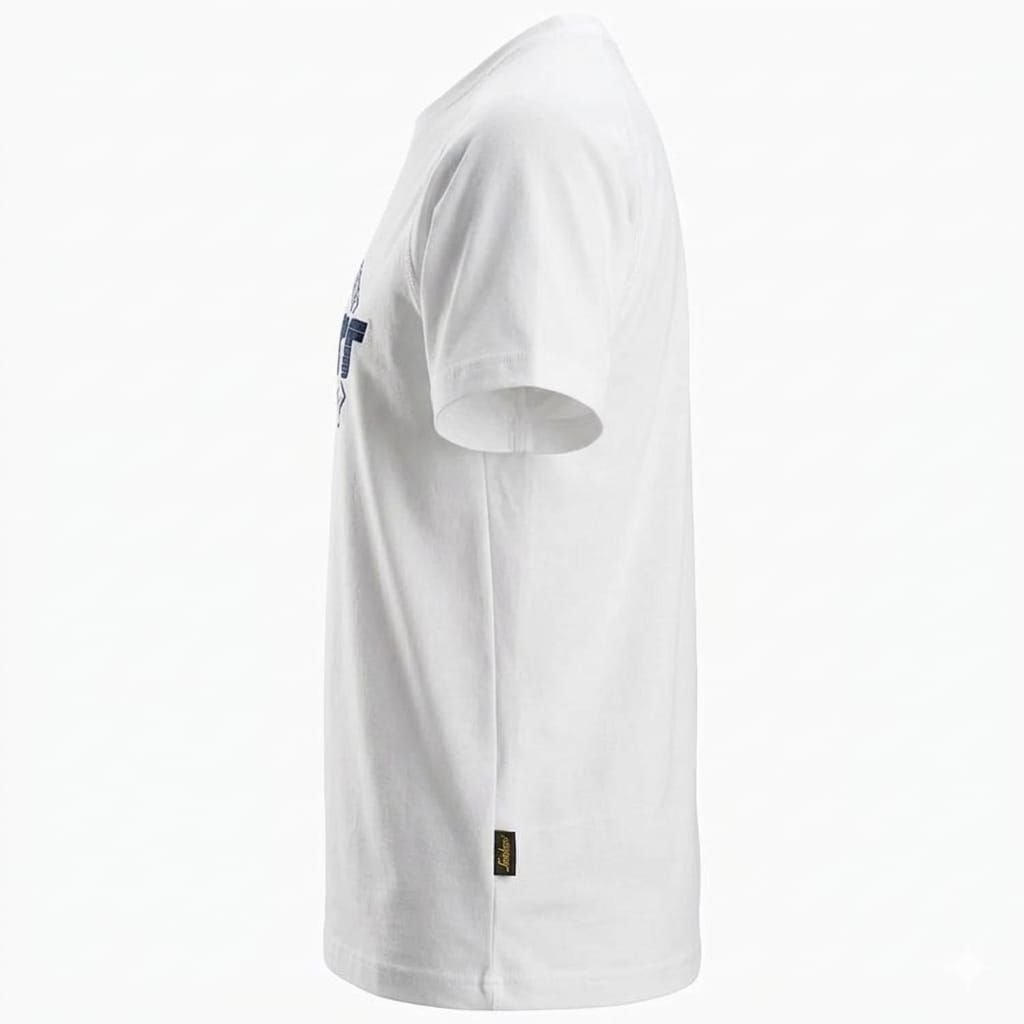 T-shirt Demi Manche – Snickers WORKWEAR – White – Image 3