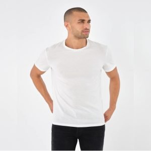T-shirt - Pier One - Basic - Pour Homme - Blanc