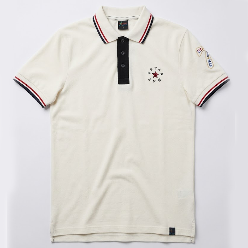 Polo Demi Manche – Star Max – Blanc – Image 2