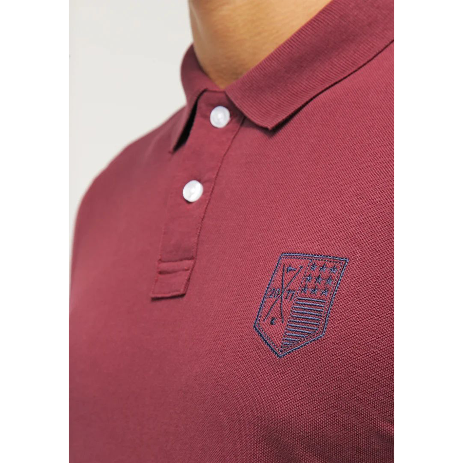 Polo – Pier One – Pour Homme – Bordeaux – Image 2