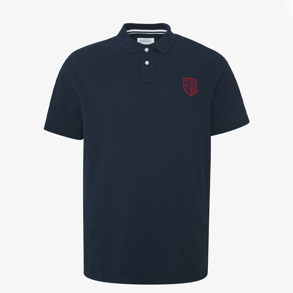Polo – Pier One – Pour Homme – Navy – Image 2