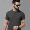 Polo Identic Basic – Manches Courtes – Dark Grey