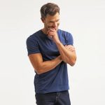 T-shirt - Pier One - Basic - Pour Homme - Dark Blue