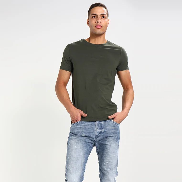 T-Shirt Pier One Basic – Khaki 1.0 T-Shirt Pier One Basic – Khaki 1.0