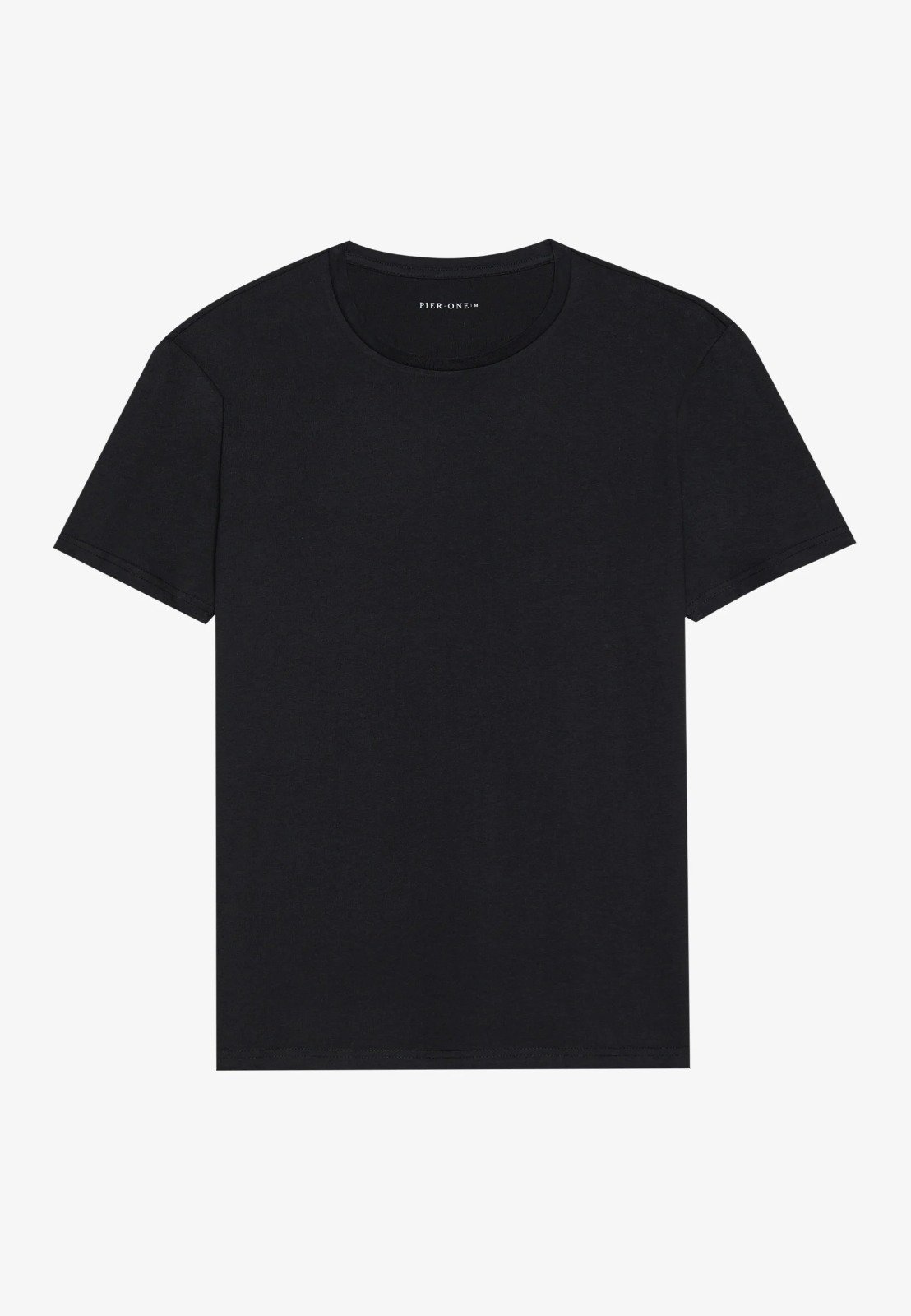 T-shirt - Pier One - Basic - Pour Homme -Noir – Image 2