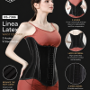 Corset – Gaine Amincissante Linea Latex- HS-7366 Noir