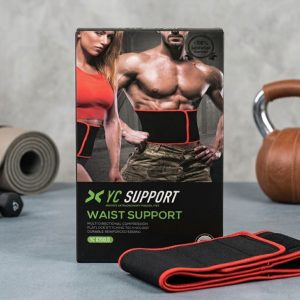 Ceinture de Sudation et Maintien Lombaire YC Support (Modèle YC 020XLD) Noir
