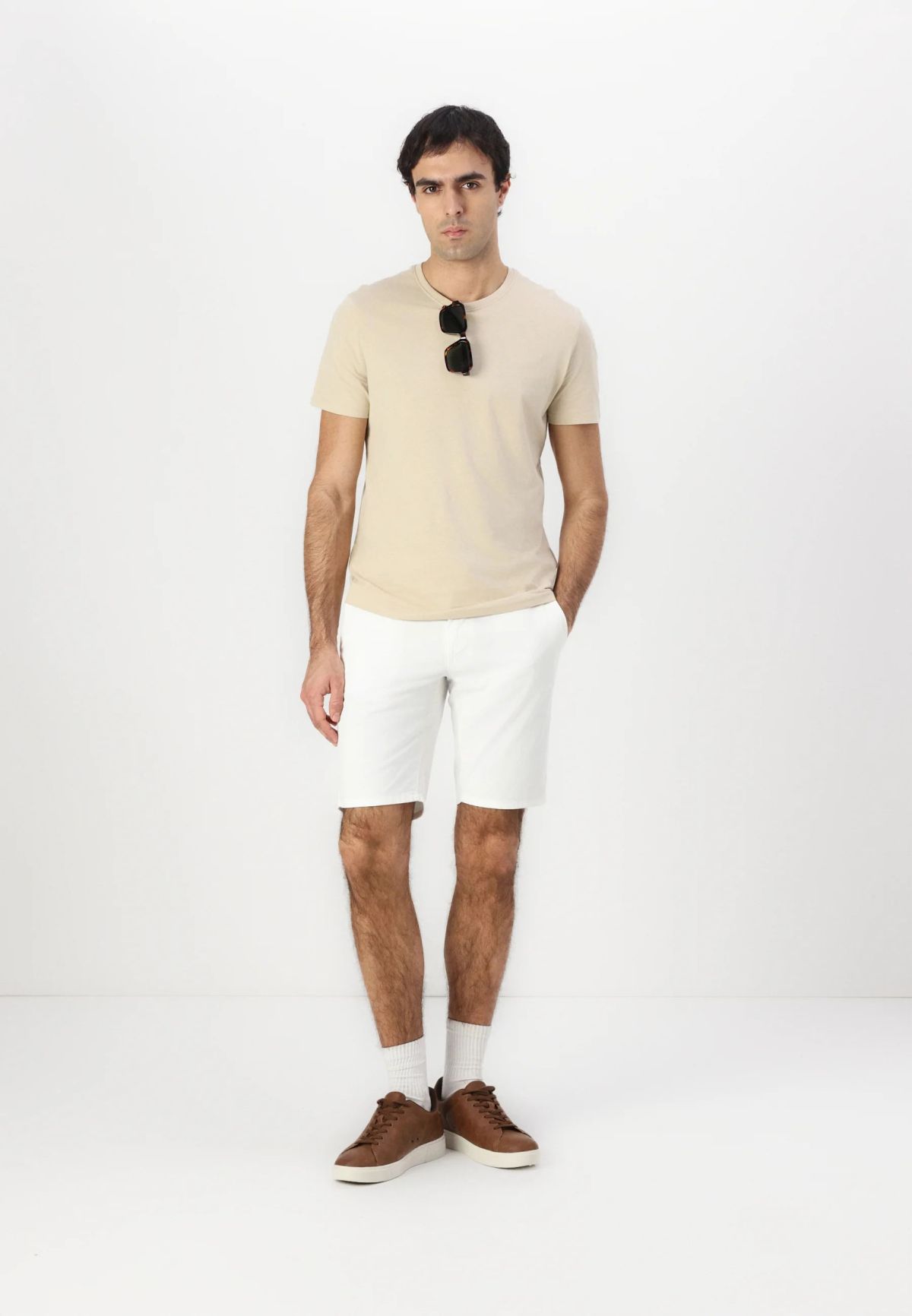 T-Shirt Pier One Basic – Beige 0 T-Shirt Pier One Basic – Beige 0