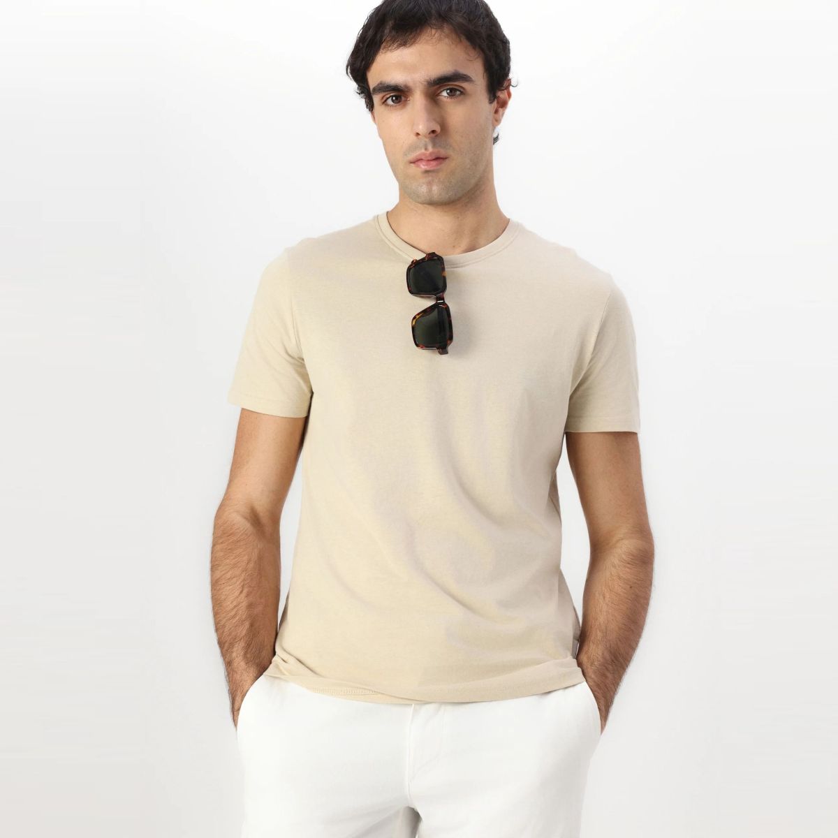 T-Shirt Pier One Basic – Beige 3