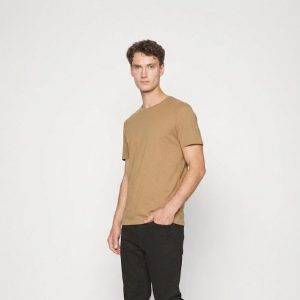 T-shirt - Pier One - Basic - Pour Homme - Cappuccino