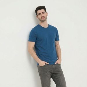 T-shirt - Pier One - Basic - Pour Homme - Enseign Blue