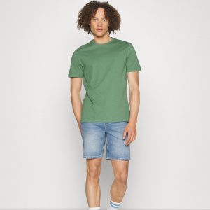 T-shirt - Pier One - Basic - Pour Homme - Green