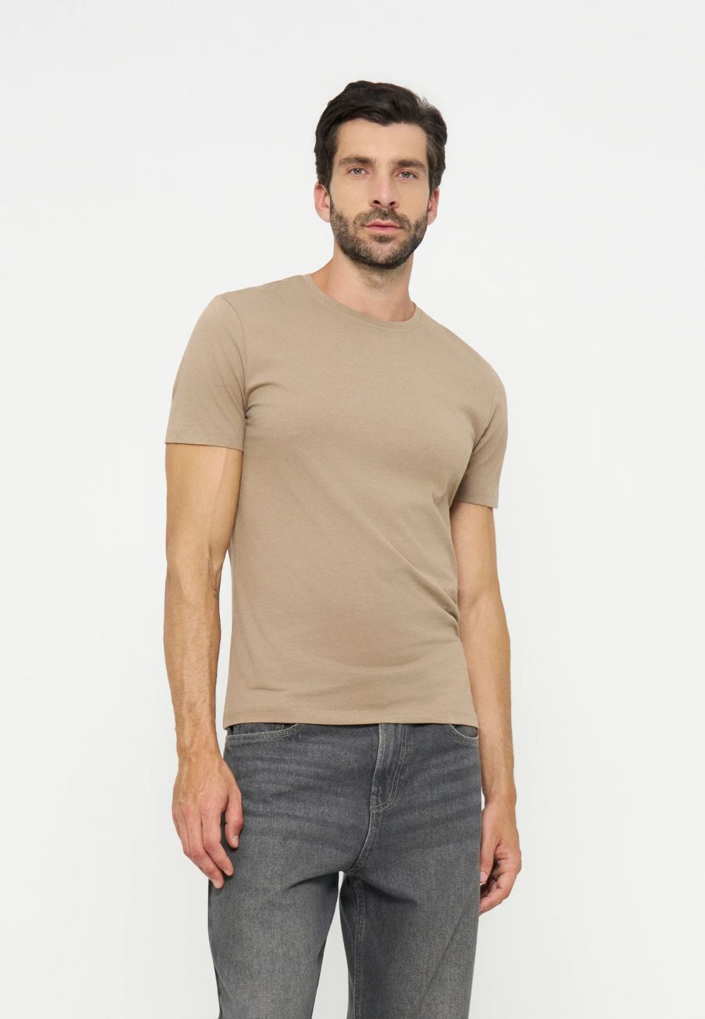 T-Shirt Pier One Basic – Marron Clair 0 T-Shirt Pier One Basic – Marron Clair 0