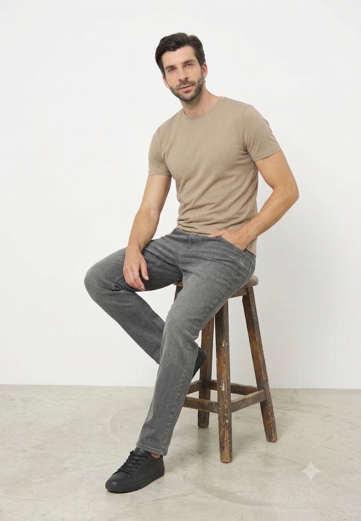 T-Shirt Pier One Basic – Marron Clair 2 T-Shirt Pier One Basic – Marron Clair 2