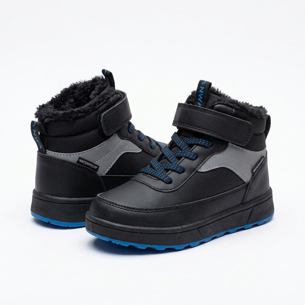 Chaussure H&M - Waterproof - Pour enfants - Noir Bleu – Image 4