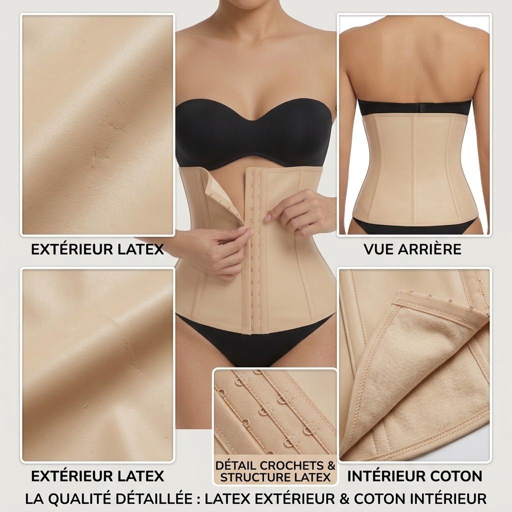Gaine Amincissante Ann Chery En Latex - 2025 - Beige – Image 3