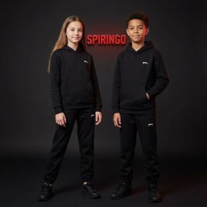 Ensemble Survêtement Slazenger Pour Enfant - Black